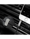 Hurtownia GSM - Úhlový plochý kabel UGREEN AV119 audio AUX 3,5mm mini jack 0,5m černý - UGR1347BLK - {ean13} - Hurt