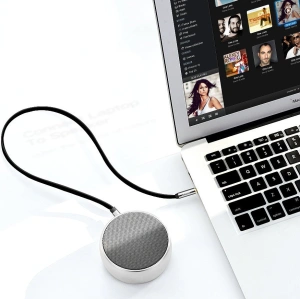 Kątowy płaski kabel UGREEN AV119 audio AUX 3,5mm mini jack 0,5m czarny