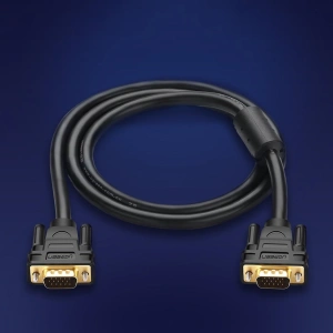 Hurtownia GSM - Kabel UGREEN VG101 VGA (męski) - VGA (męski) FHD 1,5m czarny - UGR1349BLK - {ean13} - Hurt