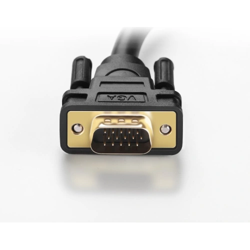 Kabel UGREEN VG101 VGA (męski) - VGA (męski) FHD 1,5m czarny