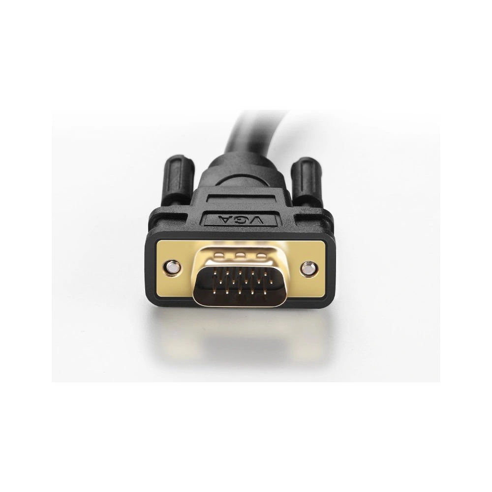 Hurtownia GSM - Kabel UGREEN VG101 VGA (samec) - VGA (samec) FHD 1,5m černý - UGR1349BLK - {ean13} - Hurt
