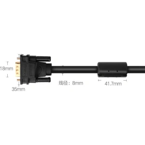 Hurtownia GSM - Kabel UGREEN VG101 VGA (męski) - VGA (męski) FHD 1,5m czarny - UGR1349BLK - {ean13} - Hurt