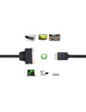 Wholesale UGREEN cable cable adapter adapter DVI 24 + 5 pin (female) - HDMI (male) 22 cm black - UGR1350BLK - {ean13} - Hurt