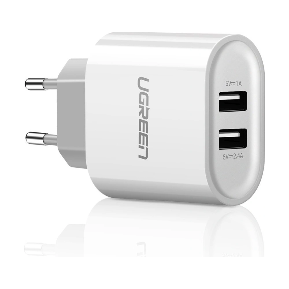 Hurtownia GSM - Síťová nabíječka UGREEN CD104 2x USB 3,4A bílá - UGR1351WHT - {ean13} - Hurt