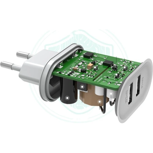 Ładowarka sieciowa UGREEN CD104 2x USB 3,4A biały