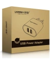 Hurtownia GSM - Ładowarka sieciowa UGREEN CD104 2x USB 3,4A biały - UGR1351WHT - {ean13} - Hurt
