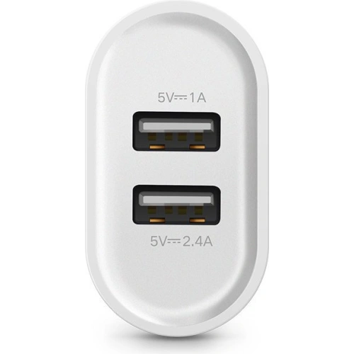 Ładowarka sieciowa UGREEN CD104 2x USB 3,4A biały