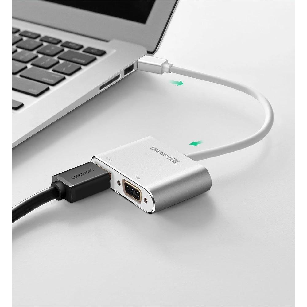 Hurtownia GSM - Adaptér UGREEN MD115 HDMI / VGA - mini DisplayPort FullHD 1080p černý - UGR1353BLK - {ean13} - Hurt