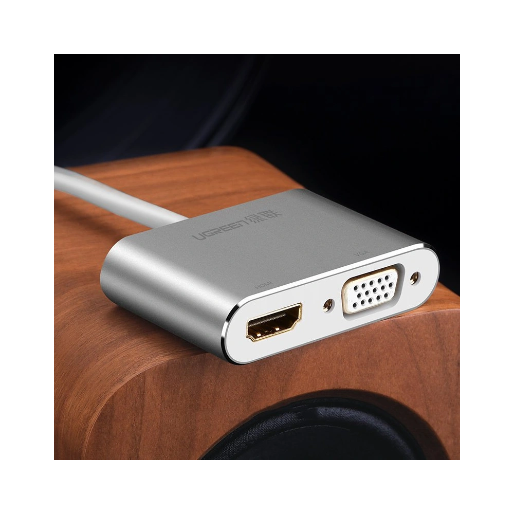 Hurtownia GSM - Adaptér UGREEN MD115 HDMI / VGA - mini DisplayPort FullHD 1080p černý - UGR1353BLK - {ean13} - Hurt