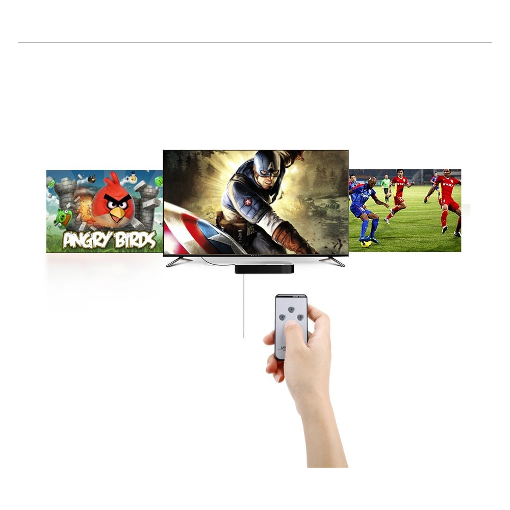 Hurtownia GSM - Rozdělovač UGREEN HDMI - 3x HDMI 3D 4K 7,5Gbps 36bit na kanál černý - UGR1355BLK - {ean13} - Hurt