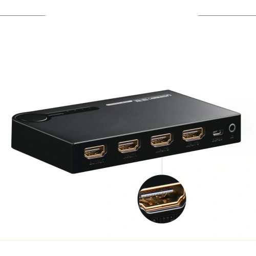 Rozdzielacz UGREEN HDMI - 3x HDMI 3D 4K 7,5Gbps 36bit na kanał czarny