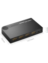Hurtownia GSM - Rozdzielacz UGREEN HDMI - 3x HDMI 3D 4K 7,5Gbps 36bit na kanał czarny - UGR1355BLK - {ean13} - Hurt