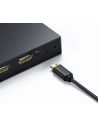 Hurtownia GSM - Rozdzielacz UGREEN HDMI - 3x HDMI 3D 4K 7,5Gbps 36bit na kanał czarny - UGR1355BLK - {ean13} - Hurt