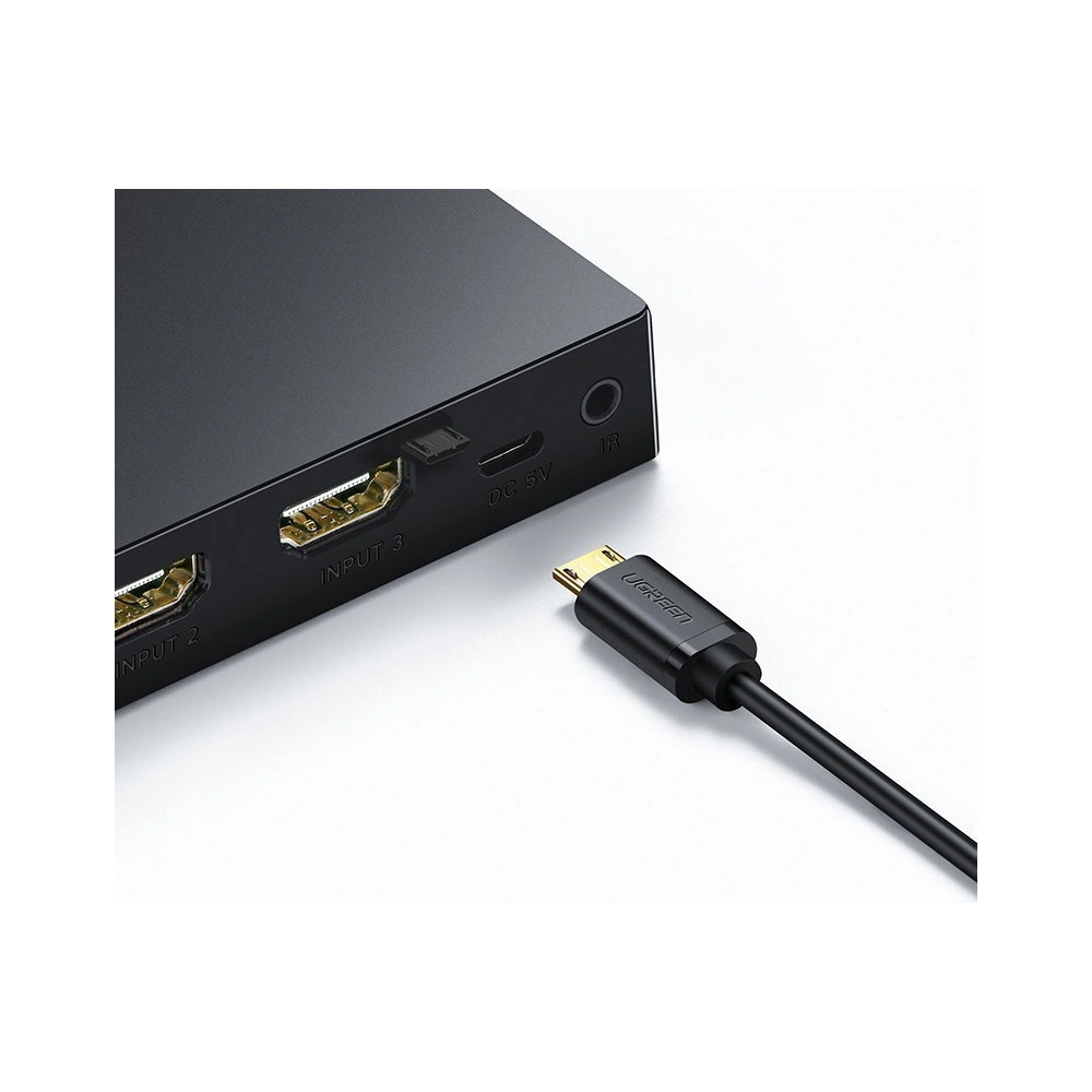 Hurtownia GSM - Rozdělovač UGREEN HDMI - 3x HDMI 3D 4K 7,5Gbps 36bit na kanál černý - UGR1355BLK - {ean13} - Hurt