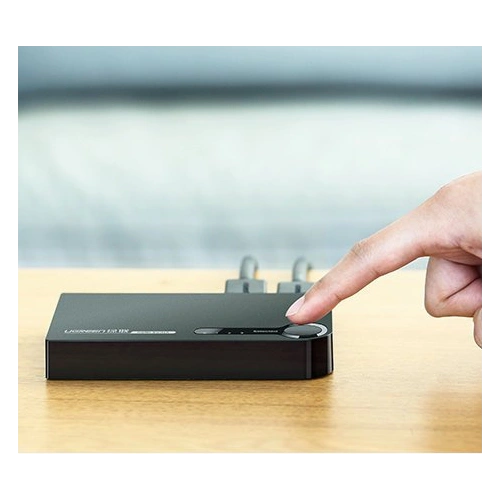 Rozdzielacz UGREEN HDMI - 3x HDMI 3D 4K 7,5Gbps 36bit na kanał czarny