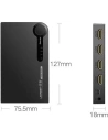 Hurtownia GSM - Rozdzielacz UGREEN HDMI - 3x HDMI 3D 4K 7,5Gbps 36bit na kanał czarny - UGR1355BLK - {ean13} - Hurt