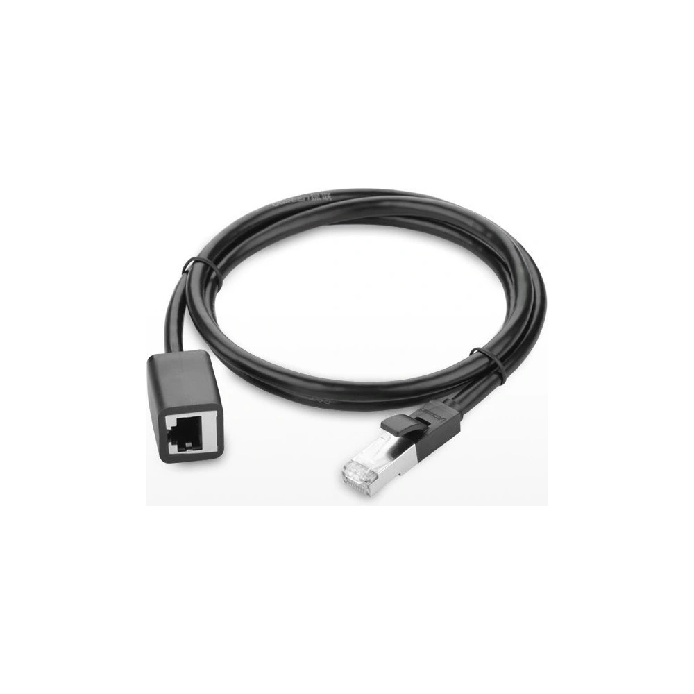 Hurtownia GSM - Prodlužovací kabel UGREEN NW112 Ethernet RJ45 Cat 6 FTP 1000Mbps 5m černý - UGR1356BLK - {ean13} - Hurt