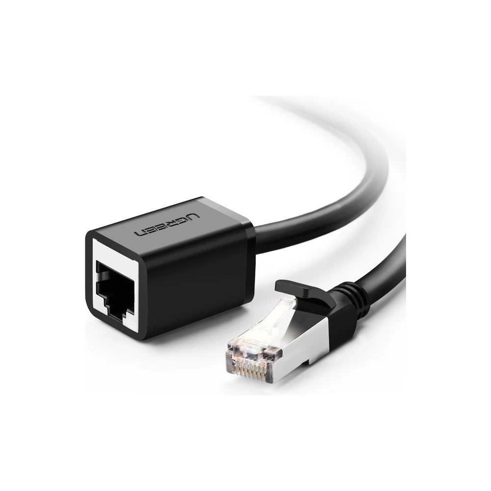Hurtownia GSM - Prodlužovací kabel UGREEN NW112 Ethernet RJ45 Cat 6 FTP 1000Mbps 5m černý - UGR1356BLK - {ean13} - Hurt