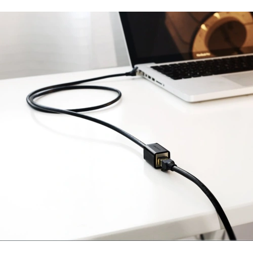 Przedłużacz UGREEN NW112 Ethernet RJ45 Cat 6 FTP 1000Mbps 5m czarny