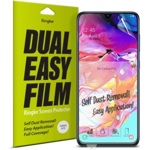 Folia Ringke Dual Easy Full Cover Samsung Galaxy A70 Case Friendly