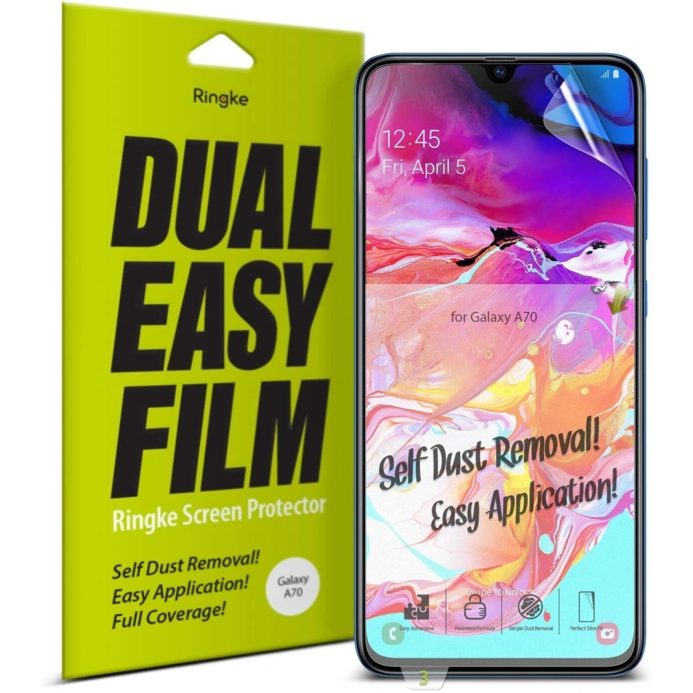 Hurtownia GSM - Fólie Ringke Dual Easy Full Cover Samsung Galaxy A70 Pouzdro Friendly - RGK924 - {ean13} - Hurt