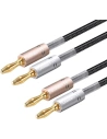 Kabel głośnikowy UGREEN AV152 dwukanałowy z wtykiem bananowym