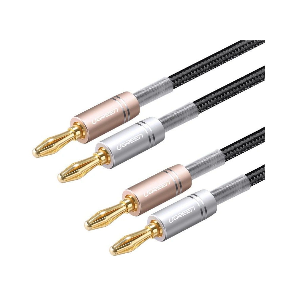 Hurtownia GSM - Kabel reproduktorový UGREEN AV152 dvoukanálový s banánovým konektorem - UGR1363BAN - {ean13} - Hurt