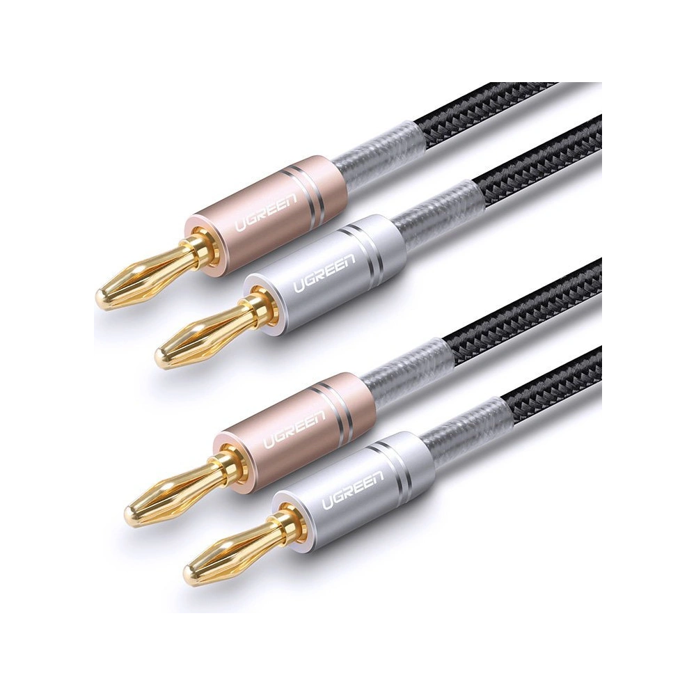Hurtownia GSM - Kabel reproduktorový UGREEN AV152 dvoukanálový s banánovým konektorem - UGR1363BAN - {ean13} - Hurt