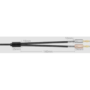 Wholesale UGREEN AV152 two-channel speaker cable with banana plug - UGR1363BAN - {ean13} - Hurt