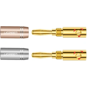 Wholesale UGREEN AV149 aluminum multi-color gold-plated banana plug [4 PACK] - UGR1364MLT - {ean13} - Hurt