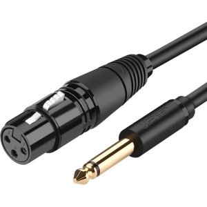 Hurtownia GSM - Kabel UGREEN AV131 XLR (żeński) - 6,35mm jack (męski) 5 m - UGR1366 - {ean13} - Hurt