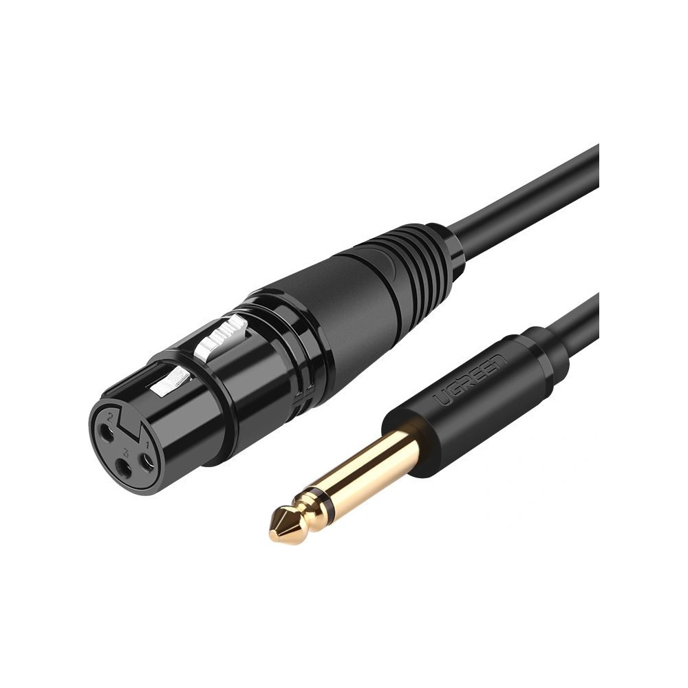 Hurtownia GSM - Kabel UGREEN AV131 XLR (ženský) - 6,35mm jack (mužský) 5 m - UGR1366 - {ean13} - Hurt