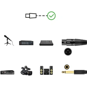 Hurtownia GSM - Kabel UGREEN AV131 XLR (żeński) - 6,35mm jack (męski) 5 m - UGR1366 - {ean13} - Hurt