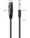 Hurtownia GSM - Kabel UGREEN AV131 XLR (ženský) - 6,35mm jack (mužský) 5 m - UGR1366 - {ean13} - Hurt