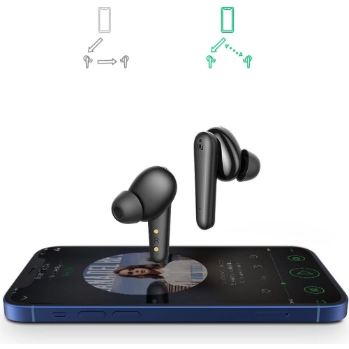 Słuchawki bezprzewodowe UGREEN WS111 HiTune T1 Bluetooth TWS Earbuds czarny