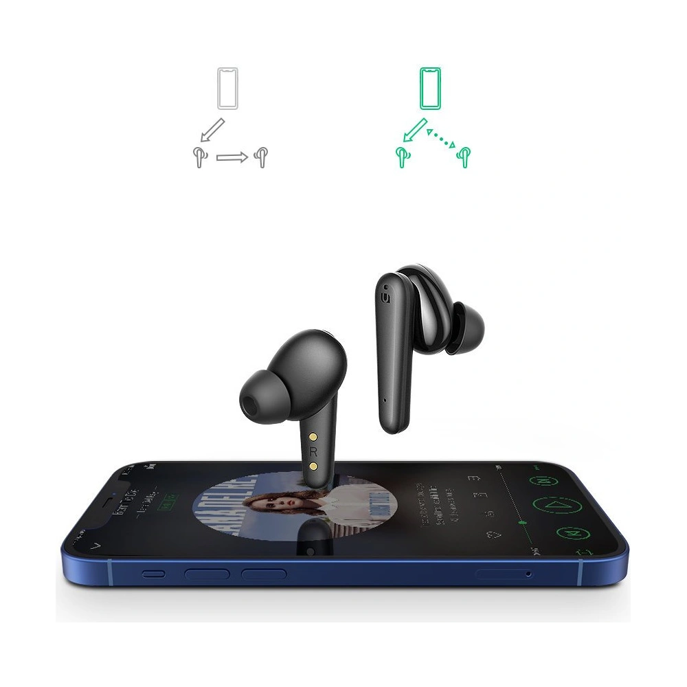 Hurtownia GSM - Bezdrátová sluchátka UGREEN WS111 HiTune T1 Bluetooth TWS Earbuds černá - UGR1367BLK - {ean13} - Hurt