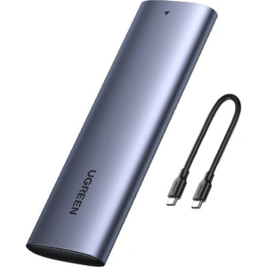 Hurtownia GSM - Obal na disk M.2 UGREEN CM400 USB 3.2 Gen 2 (SuperSpeed USB 10 Gbps) + USB-C kabel 0,5m šedý - UGR1368GRY - {ean13} - Hurt