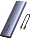 Hurtownia GSM - Obudowa dysku M.2 UGREEN CM400 USB 3.2 Gen 2 (SuperSpeed USB 10 Gbps) + kabel USB-C 0,5m szary - UGR1368GRY - {ean13} - Hurt