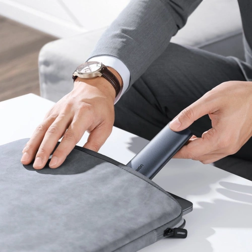 Obudowa dysku M.2 UGREEN CM400 USB 3.2 Gen 2 (SuperSpeed USB 10 Gbps) + kabel USB-C 0,5m szary