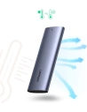 Hurtownia GSM - Obudowa dysku M.2 UGREEN CM400 USB 3.2 Gen 2 (SuperSpeed USB 10 Gbps) + kabel USB-C 0,5m szary - UGR1368GRY - {ean13} - Hurt