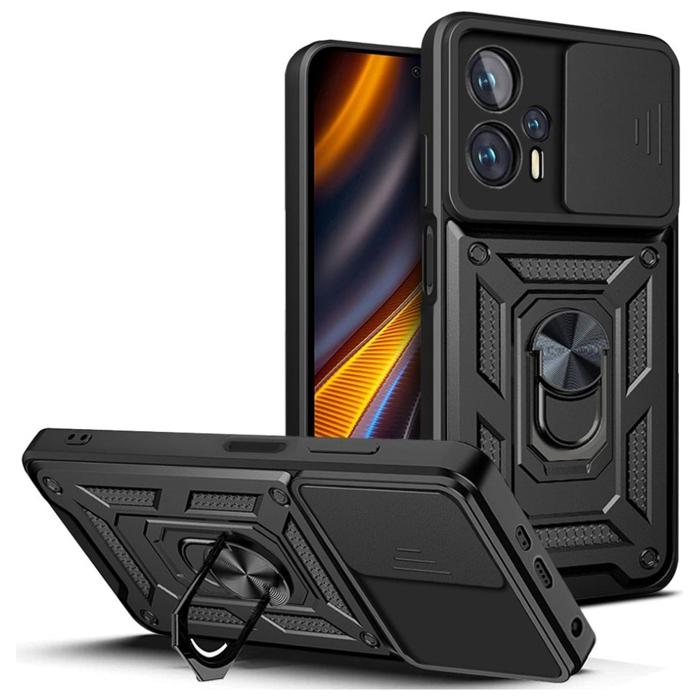 Hurtownia GSM - Etui Tech-Protect CamShield Pro POCO X4 GT černé - THP1172BLK - {ean13} - Hurt