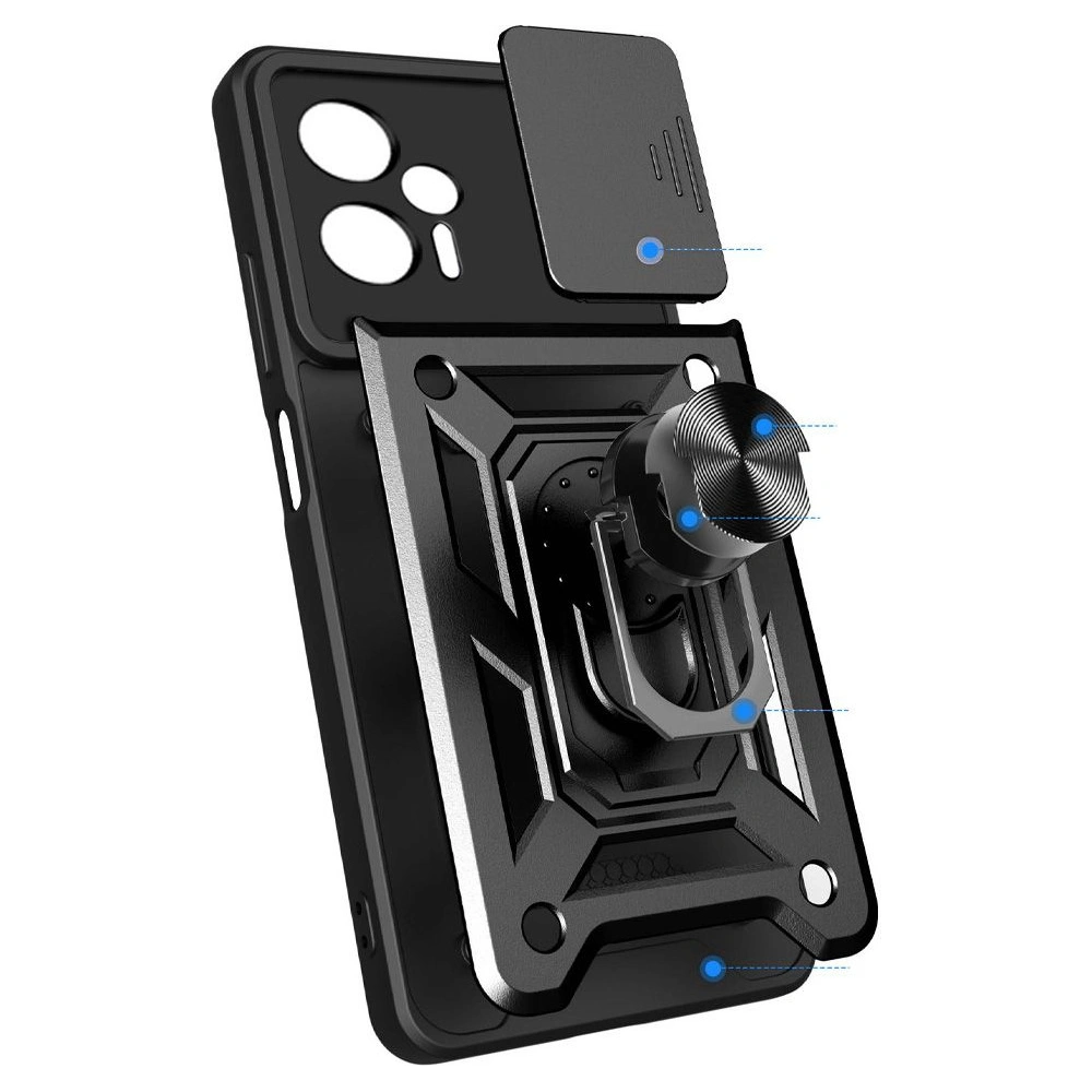 Hurtownia GSM - Etui Tech-Protect CamShield Pro POCO X4 GT černé - THP1172BLK - {ean13} - Hurt