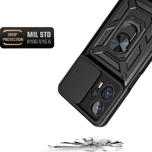 Etui Tech-Protect CamShield Pro POCO X4 GT Black