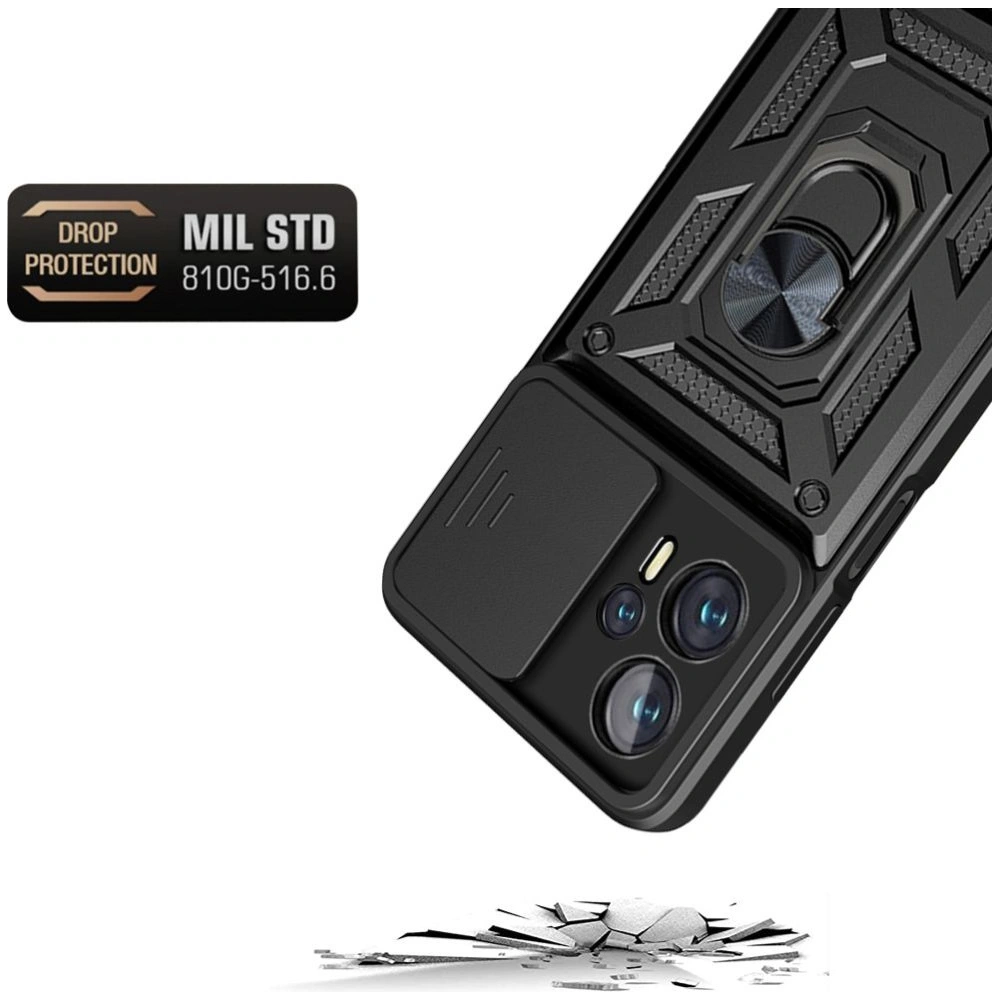 Hurtownia GSM - Etui Tech-Protect CamShield Pro POCO X4 GT černé - THP1172BLK - {ean13} - Hurt