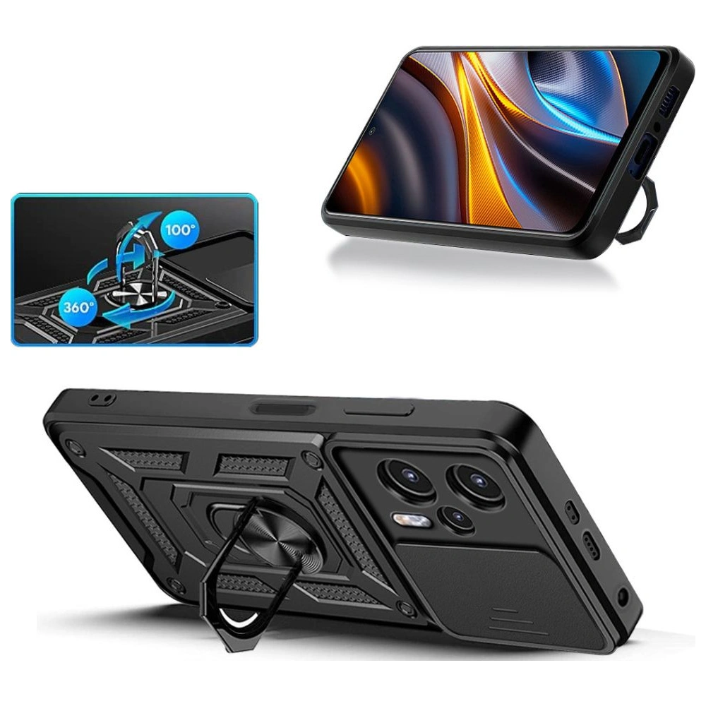 Hurtownia GSM - Etui Tech-Protect CamShield Pro POCO X4 GT černé - THP1172BLK - {ean13} - Hurt