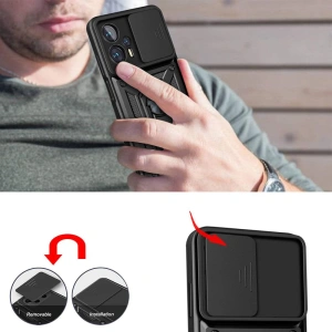 Hurtownia GSM - Etui Tech-Protect CamShield Pro POCO X4 GT Black - THP1172BLK - {ean13} - Hurt