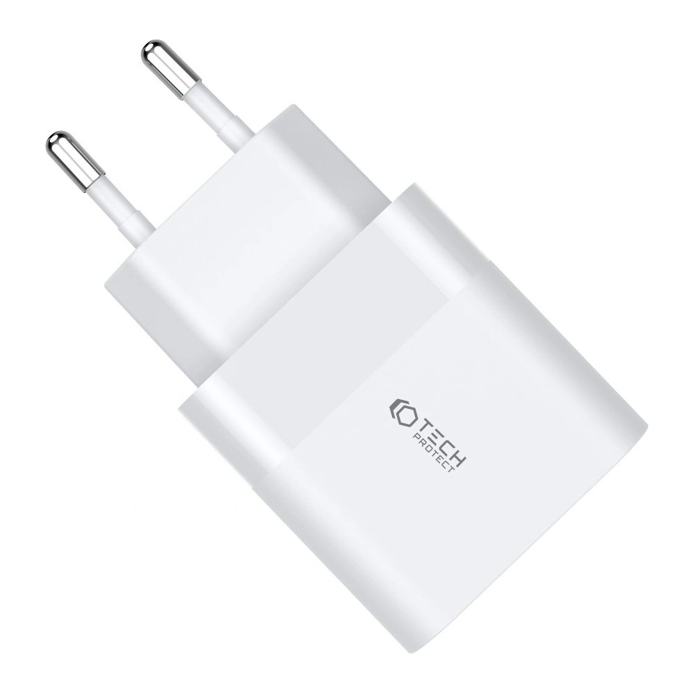 Hurtownia GSM - Ładowarka sieciowa Tech-Protect C30W 2-port Network Charger PD 30W QC 3.0 White - THP1174WHT - {ean13} - Hurt