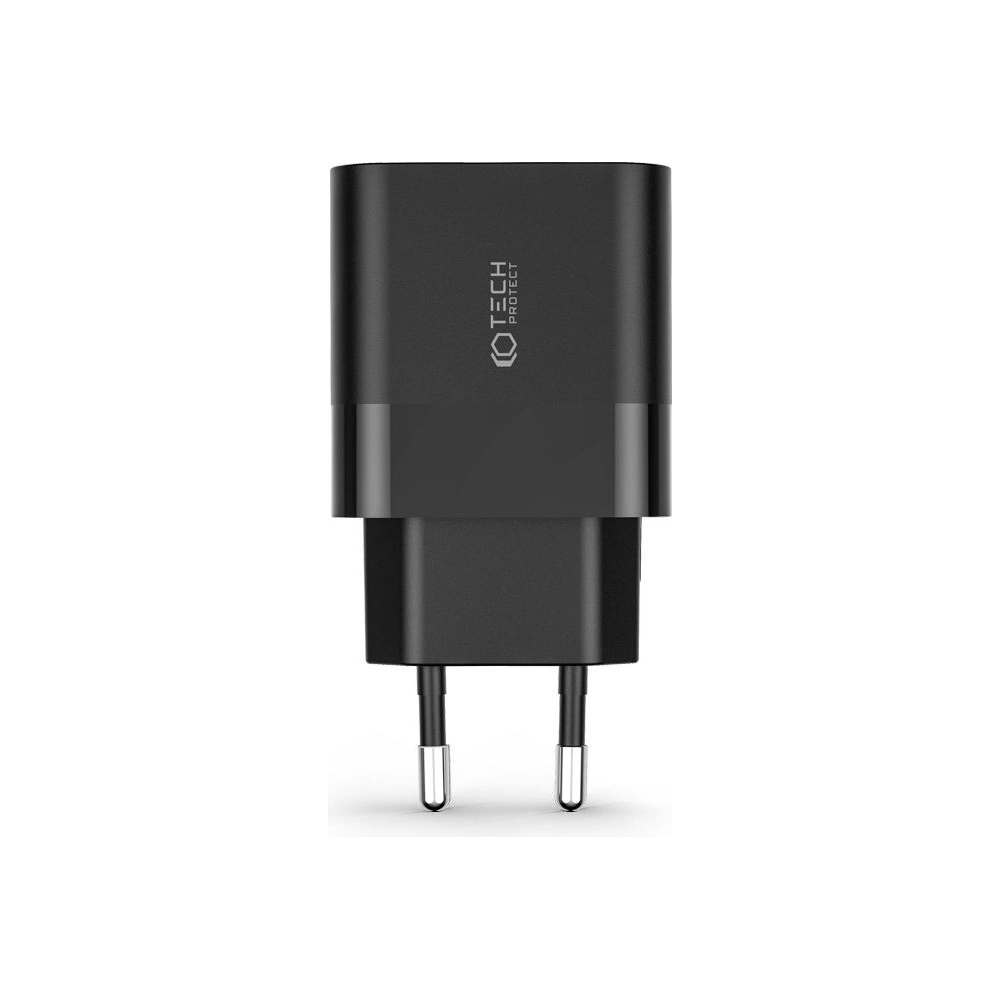 Hurtownia GSM - Ładowarka sieciowa Tech-Protect C30W 2-port Network Charger PD 30W QC 3.0 Black - THP1175BLK - {ean13} - Hurt