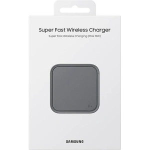 Hurtownia GSM - Ładowarka indukcyjna Samsung EP-P2400BB Fast Charger 15W ciemno szary/dark gray - SMG729GRY - {ean13} - Hurt