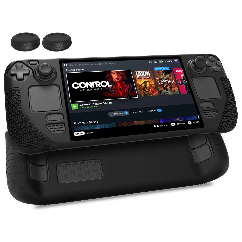 Hurtownia GSM - Etui Tech-Protect TPUCarbon Valve Steam Deck LCD / OLED Black - THP1177BLK - {ean13} - Hurt